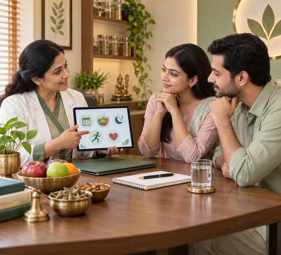 Preconception counseling at Shree Sanjeevani Ayurveda