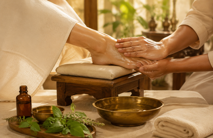 Pada Abhyanga therapy